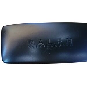 Ralph Lauren Eyeglasses Case Black Hard Clamshell Glasses‎ Holder Protector